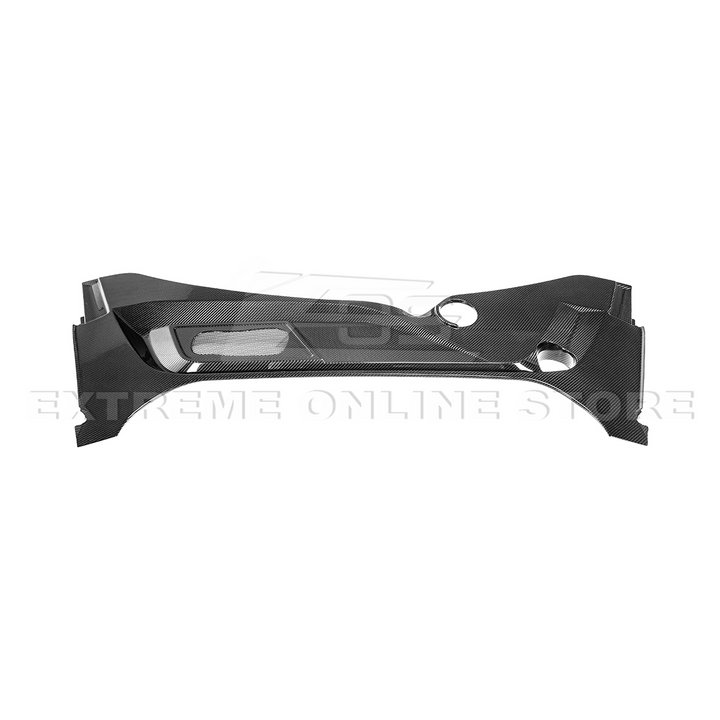 Corvette C8 DRY CARBON FIBER Front Trunk Trim Cover Kit