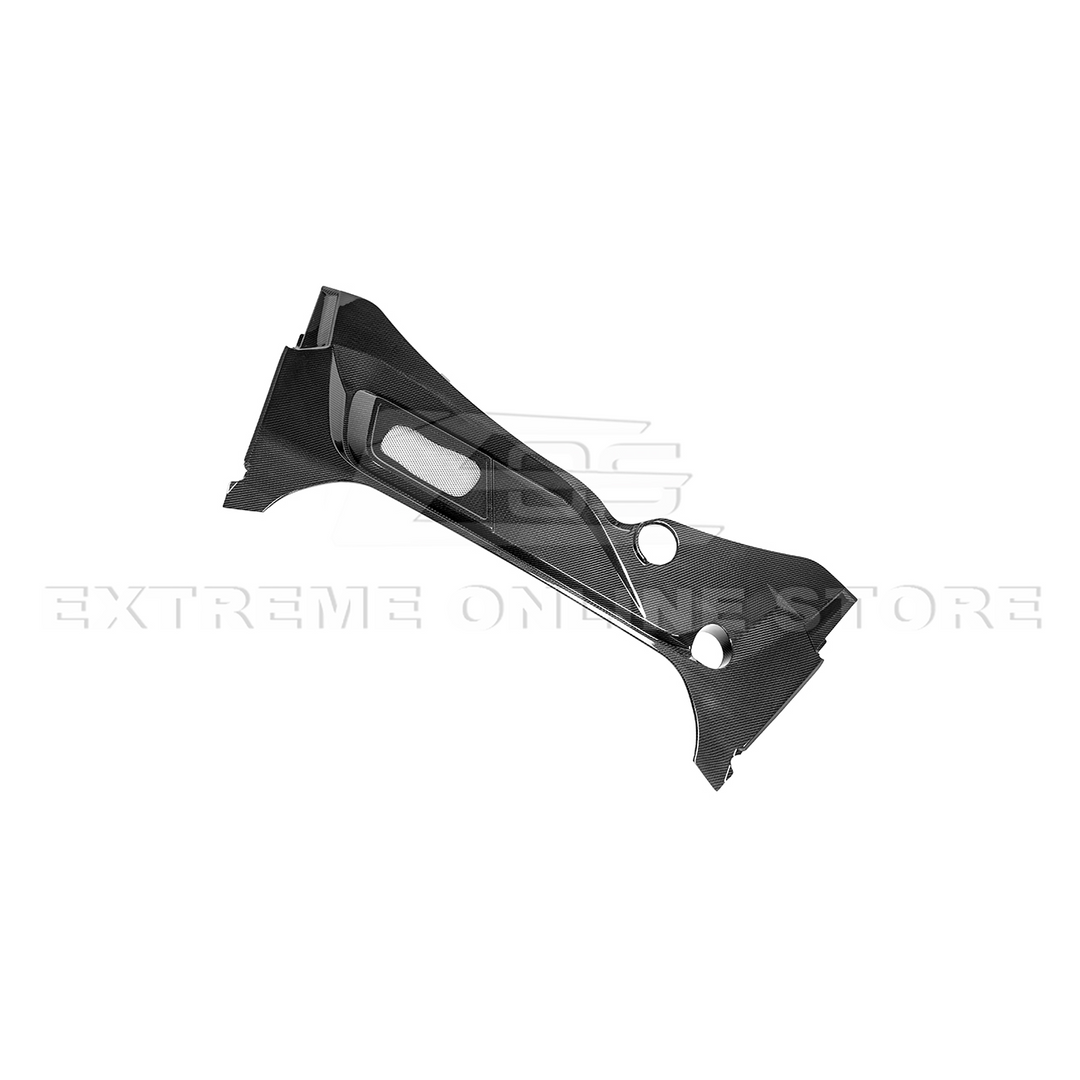 Corvette C8 DRY CARBON FIBER Front Trunk Trim Cover Kit