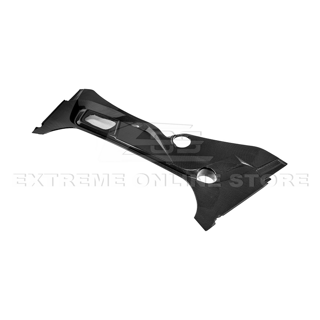 Corvette C8 DRY CARBON FIBER Front Trunk Trim Cover Kit