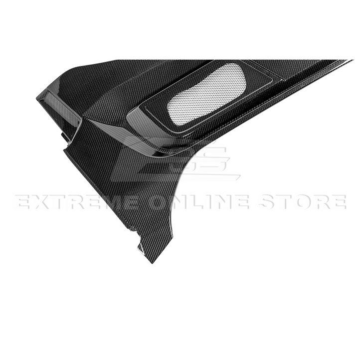 Corvette C8 DRY CARBON FIBER Front Trunk Trim Cover Kit