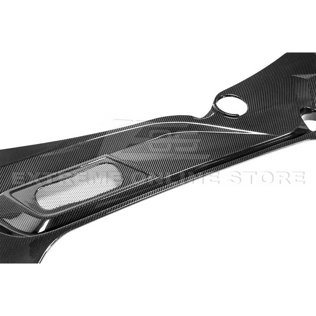 Corvette C8 DRY CARBON FIBER Front Trunk Trim Cover Kit