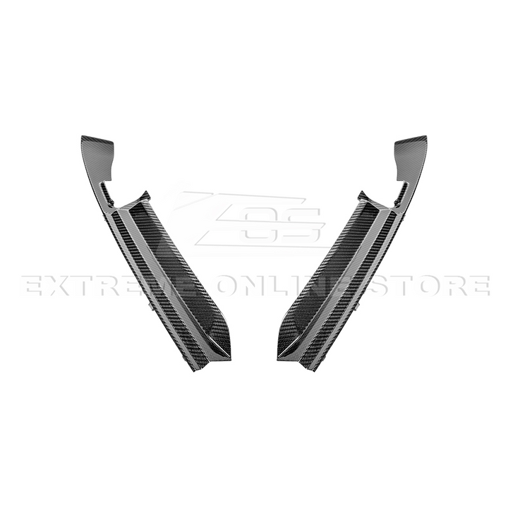 Corvette C8 DRY CARBON FIBER Front Trunk Trim Cover Kit