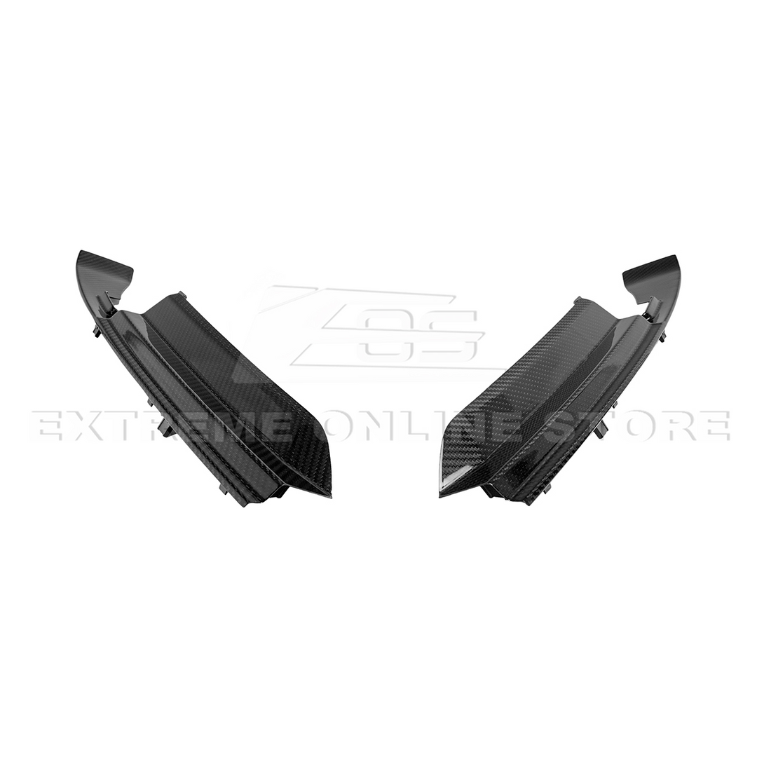 Corvette C8 DRY CARBON FIBER Front Trunk Trim Cover Kit