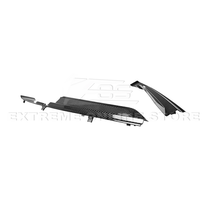 Corvette C8 DRY CARBON FIBER Front Trunk Trim Cover Kit