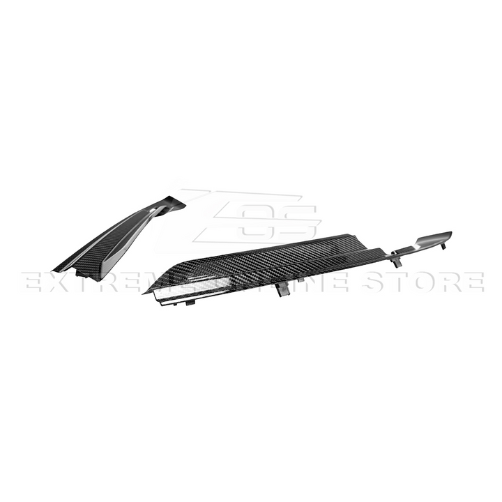 Corvette C8 DRY CARBON FIBER Front Trunk Trim Cover Kit