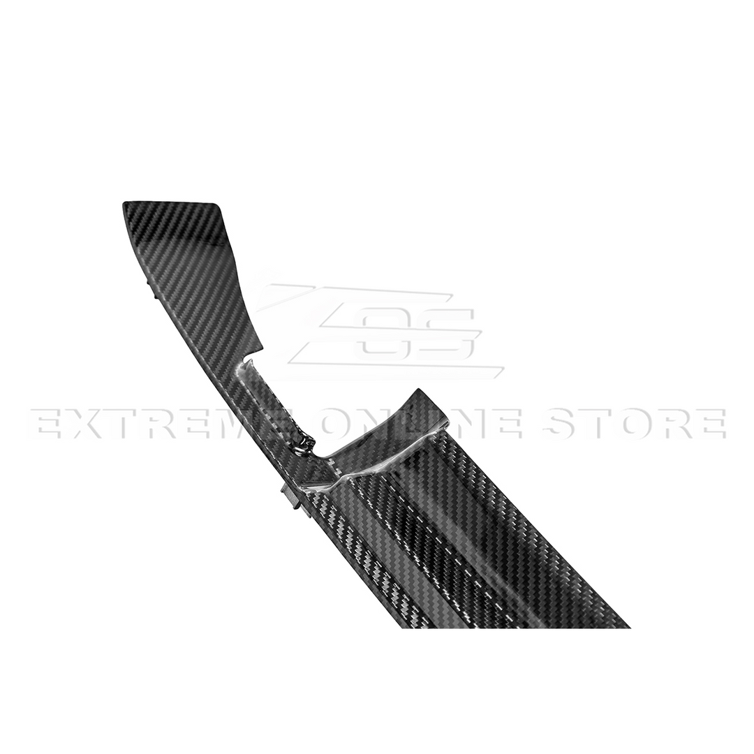 Corvette C8 DRY CARBON FIBER Front Trunk Trim Cover Kit