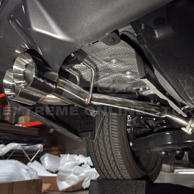 2025-Up Toyota Camry Muffler Delete Single Exit | Burnt Tip Axle Back Exhaust