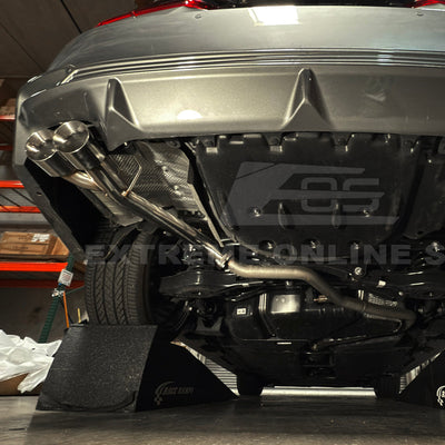 2025-Up Toyota Camry Muffler Delete Single Exit | Burnt Tip Axle Back Exhaust