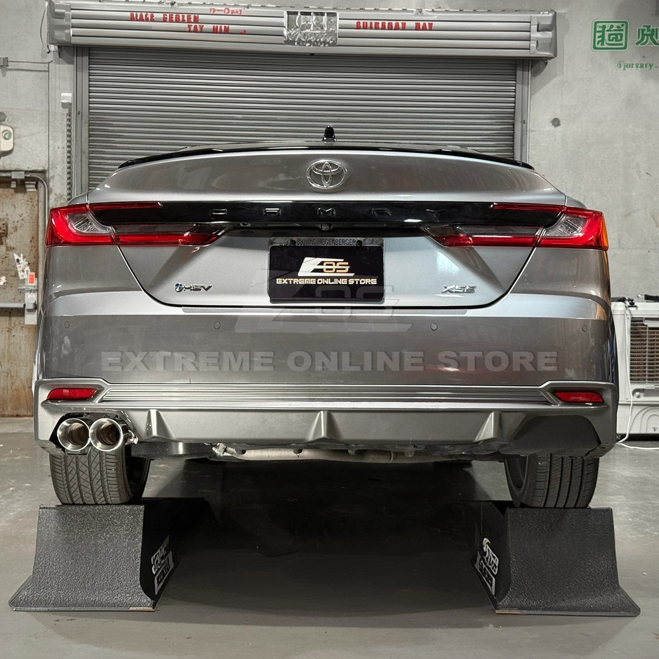 2025-Up Toyota Camry Muffler Delete Single Exit | Burnt Tip Axle Back Exhaust