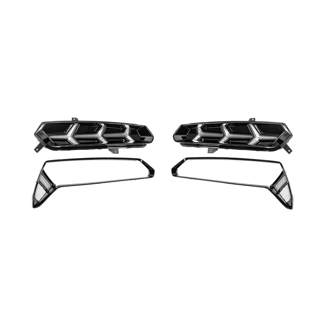 2014-2019 Chevrolet Corvette C7 Lambo Style Sequential LED Tail Lights