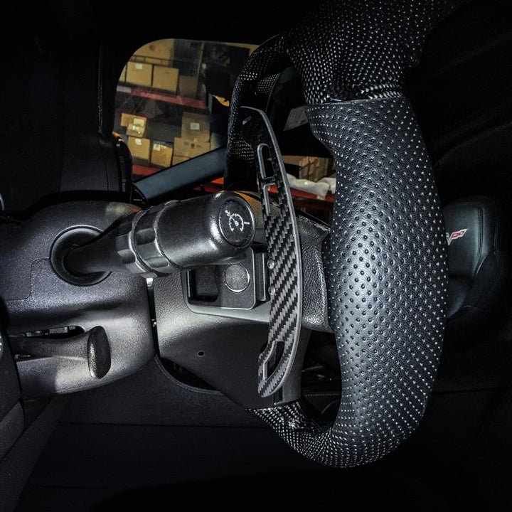 2006-2013 Corvette C6 Steering Wheel Magnetic Paddle Shifter Pair