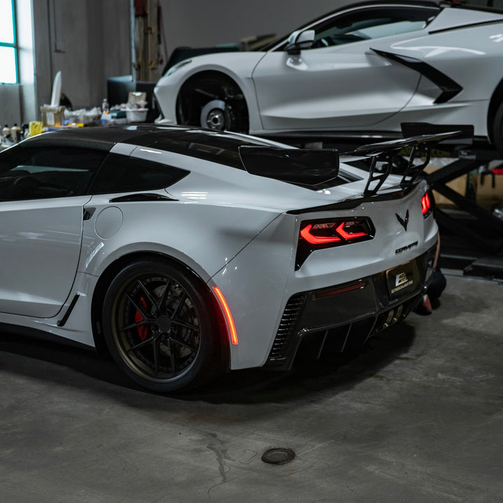 Corvette C7 Factory Style LED Side Marker Lights Clear Lens LIGHT-1455-CL_LIGHT-1456-CL