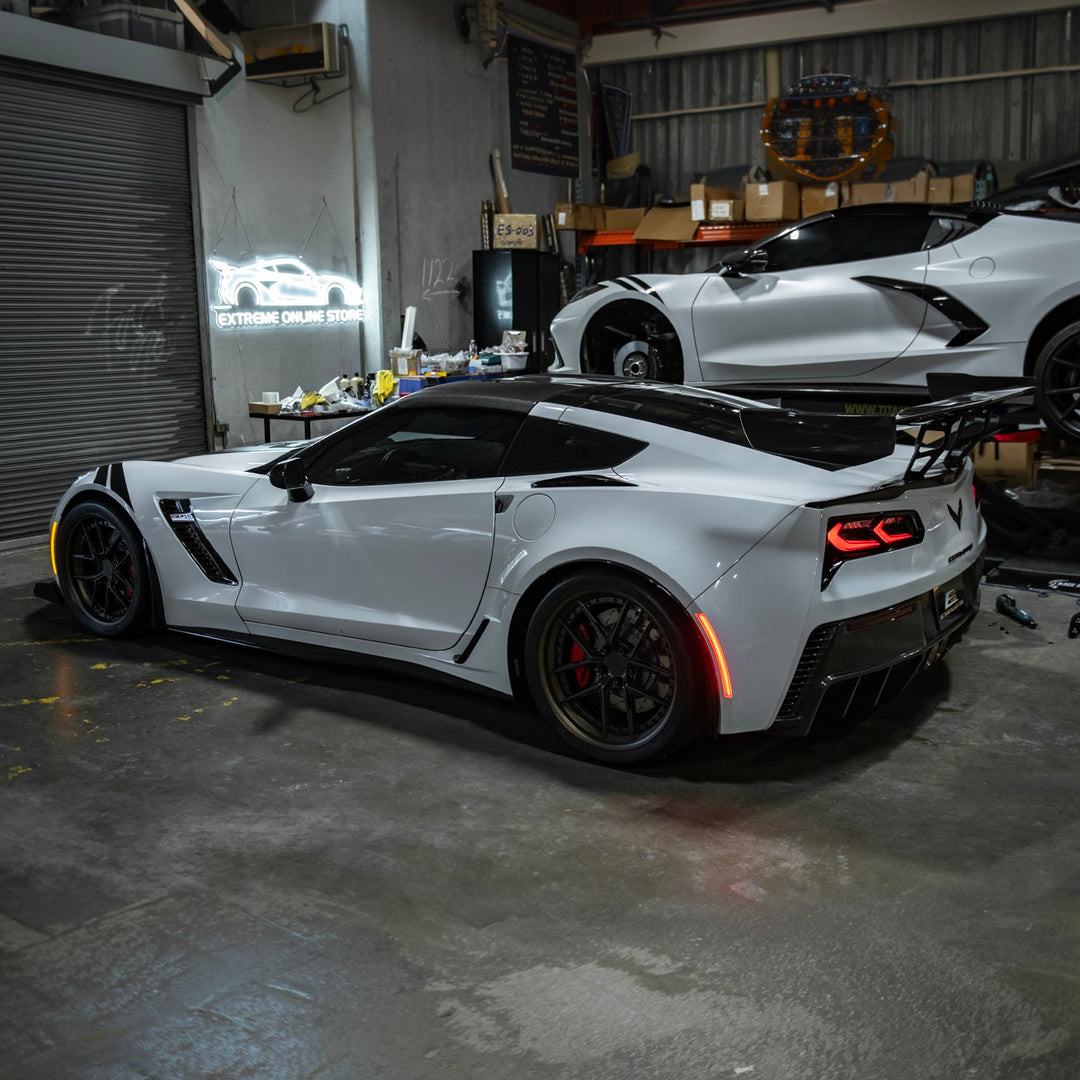 Corvette C7 Factory Style LED Side Marker Lights Clear Lens LIGHT-1455-CL_LIGHT-1456-CL