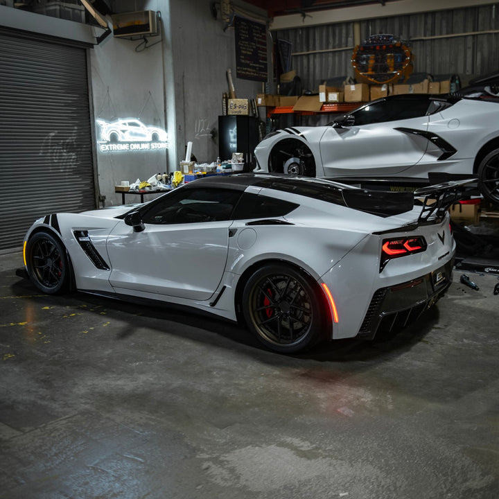 Corvette C7 Factory Style LED Side Marker Lights Clear Lens LIGHT-1455-CL_LIGHT-1456-CL
