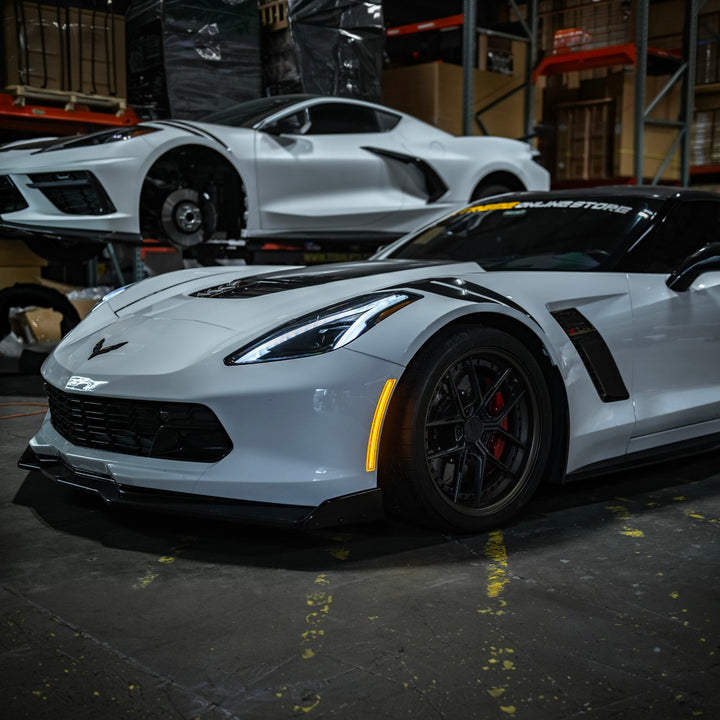 Corvette C7 Factory Style LED Side Marker Lights Clear Lens LIGHT-1455-CL_LIGHT-1456-CL