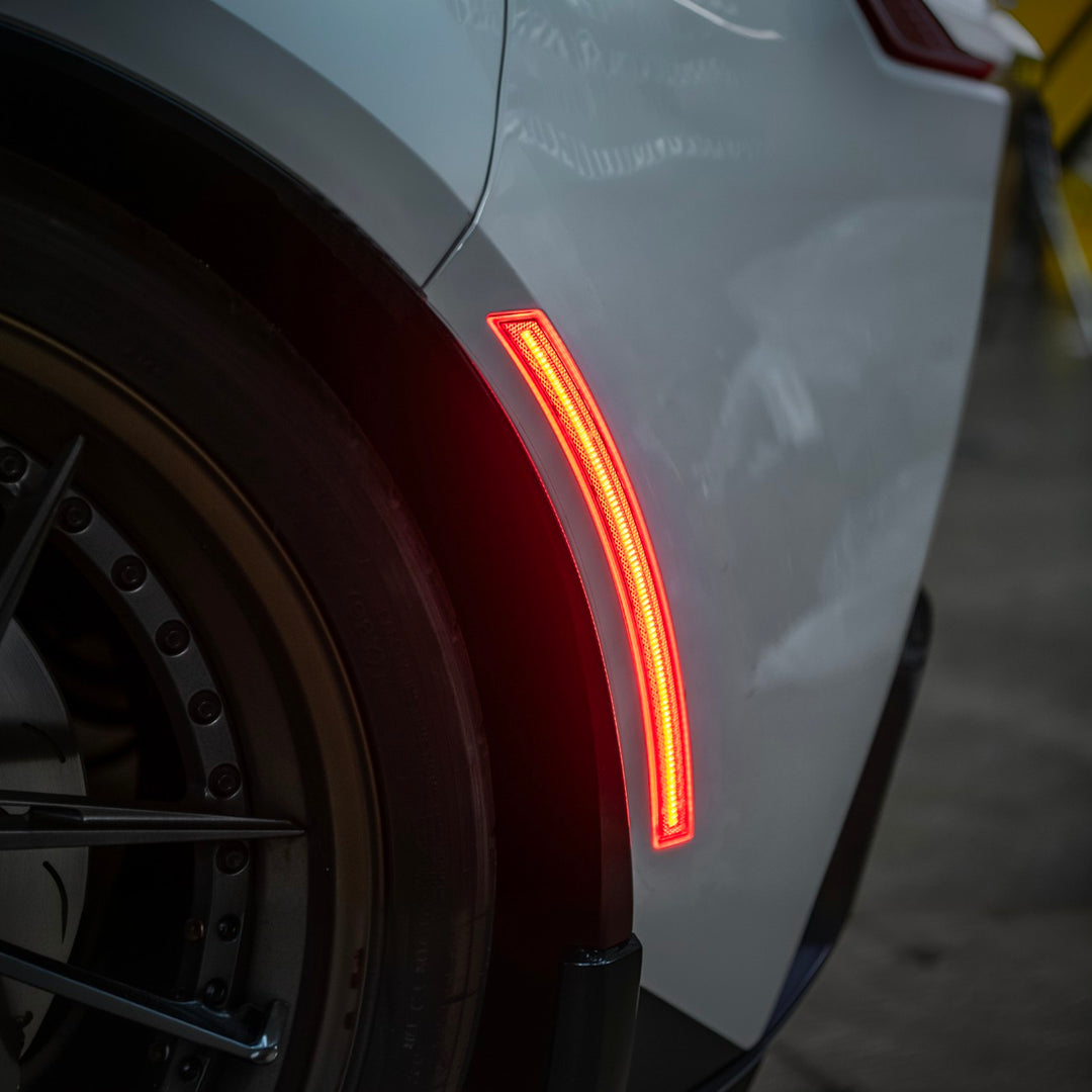 Corvette C7 Factory Style LED Side Marker Lights Clear Lens LIGHT-1455-CL_LIGHT-1456-CL