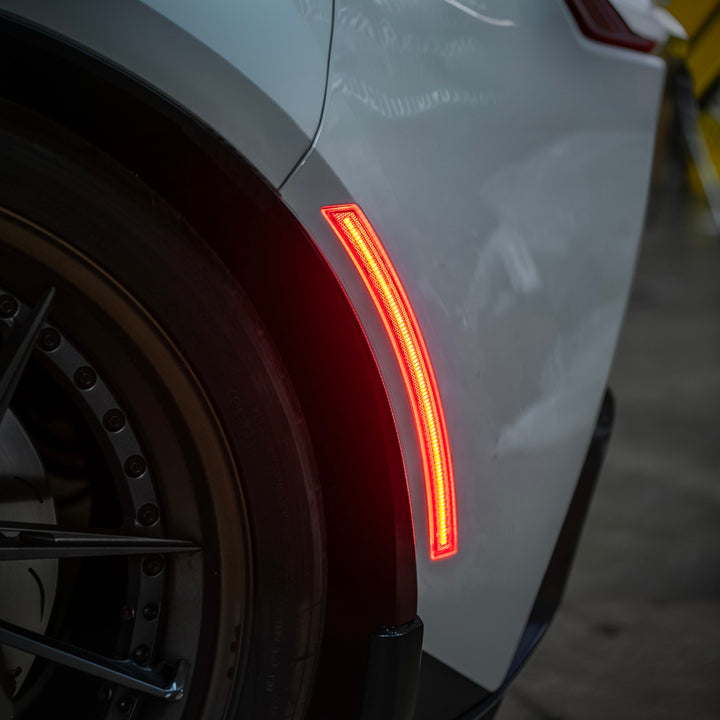 Corvette C7 Factory Style LED Side Marker Lights Clear Lens LIGHT-1455-CL_LIGHT-1456-CL