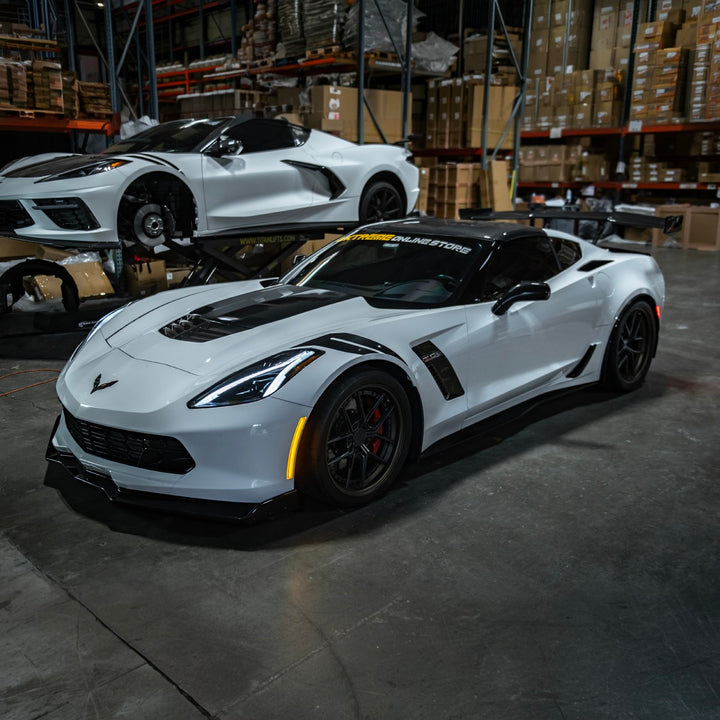 Corvette C7 Factory Style LED Side Marker Lights Clear Lens LIGHT-1455-CL_LIGHT-1456-CL