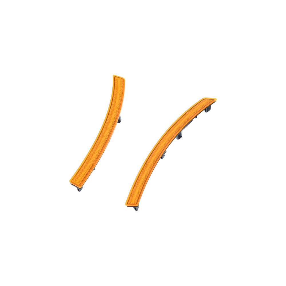 Corvette C7 Factory Style LED Side Marker Lights Front : Amber Lens ( Same as OEM Finish ) Rear : Red Lens ( Same as OEM Finish ) LIGHT-1455-RD_LIGHT-1456-RD