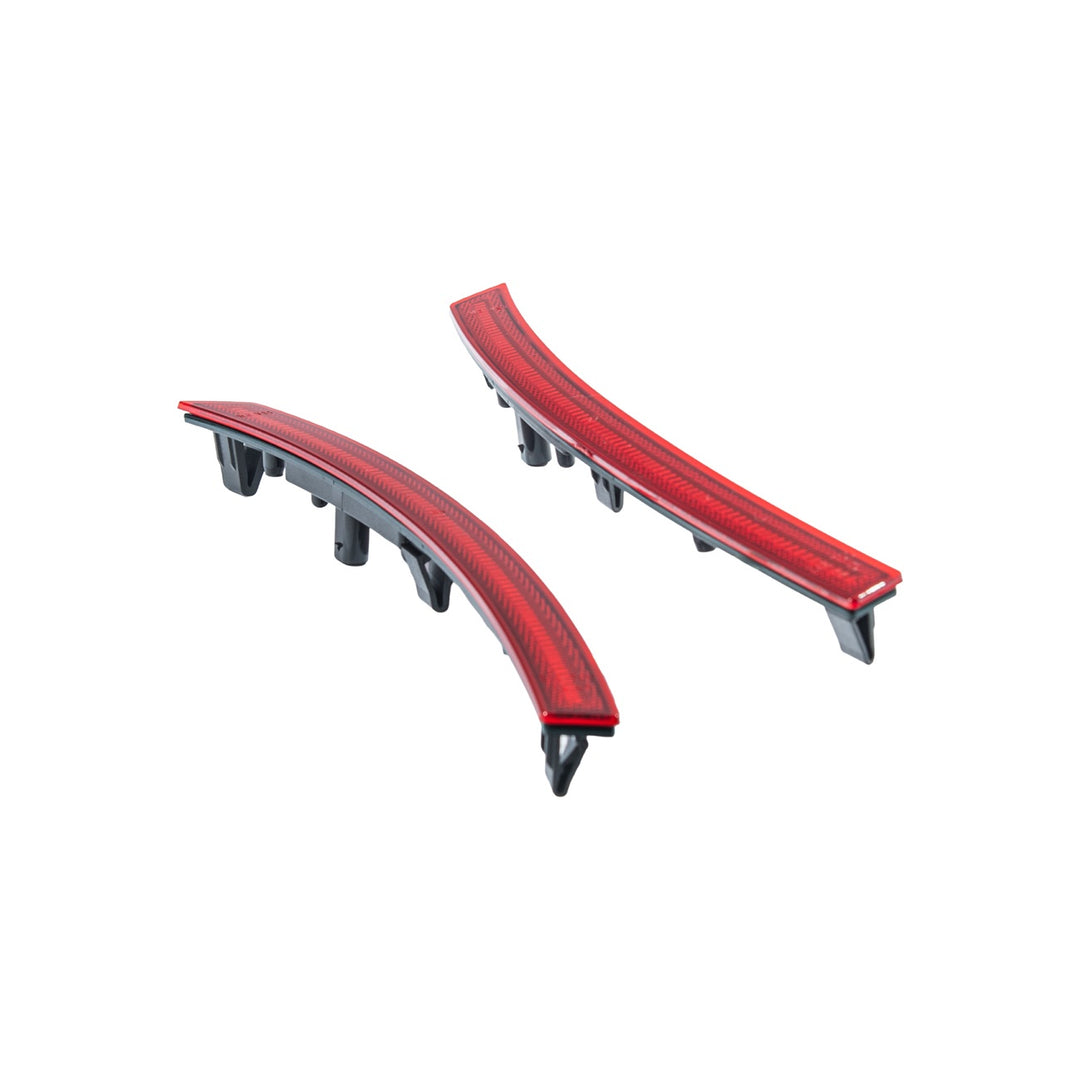 Corvette C7 Factory Style LED Side Marker Lights Front : Amber Lens ( Same as OEM Finish ) Rear : Red Lens ( Same as OEM Finish ) LIGHT-1455-RD_LIGHT-1456-RD