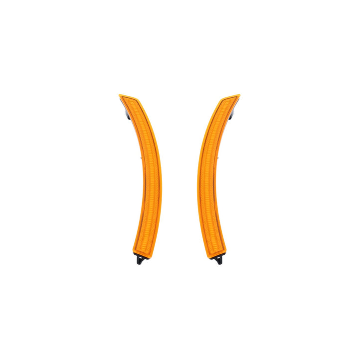 Corvette C7 Factory Style LED Side Marker Lights Front : Amber Lens ( Same as OEM Finish ) Rear : Red Lens ( Same as OEM Finish ) LIGHT-1455-RD_LIGHT-1456-RD