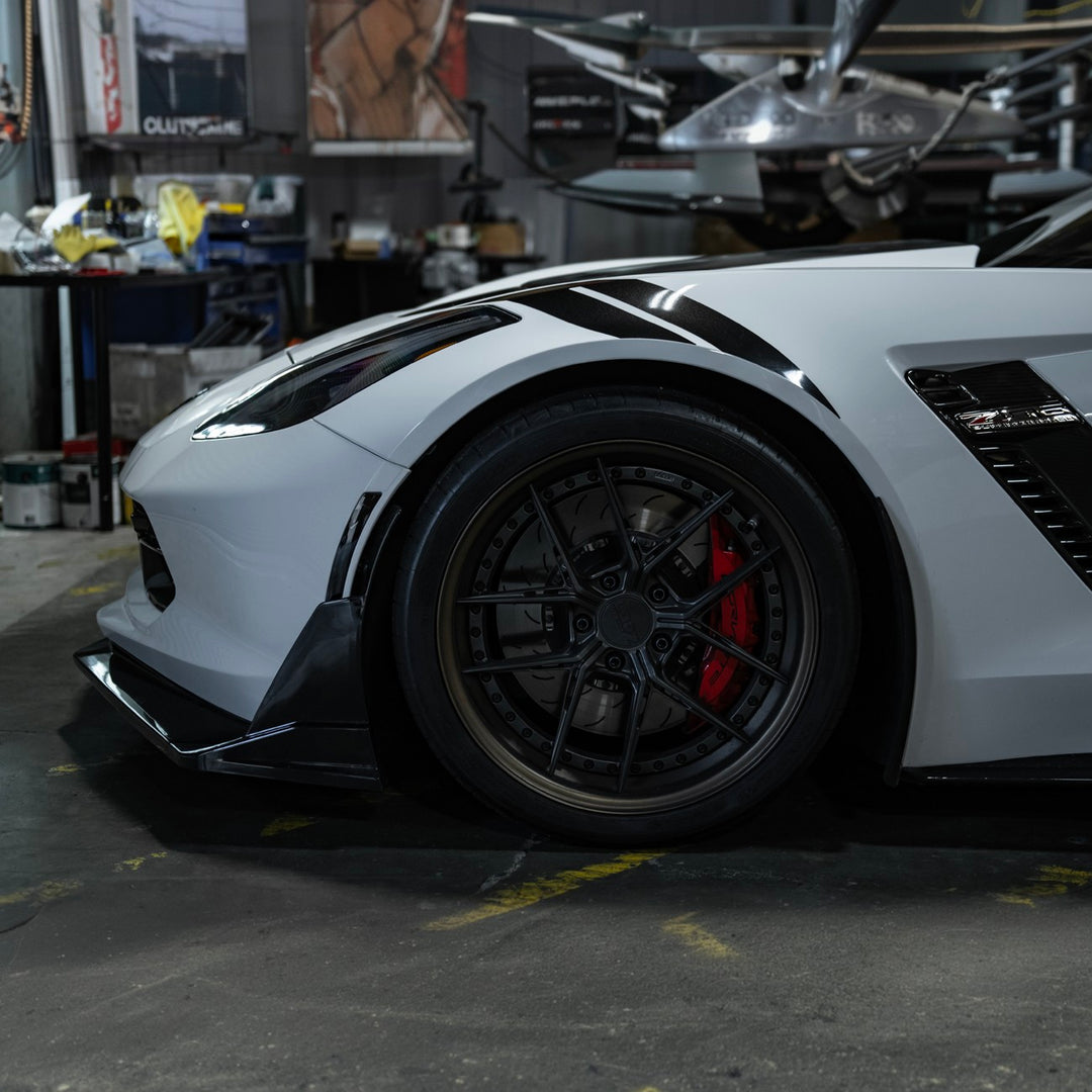 Corvette C7 Factory Style LED Side Marker Lights Smoke Tinted Lens LIGHT-1455-SM_LIGHT-1456-SM