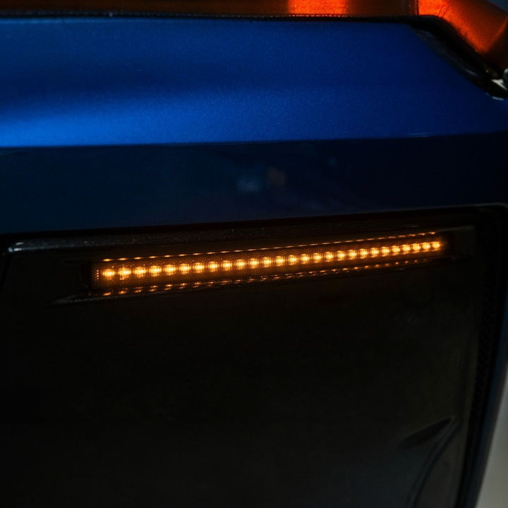 Corvette C7 Rear Bumper Diffuser Clear Lens Red LED Reflector Lights Cl ear Lens LIGHT-1457-CL