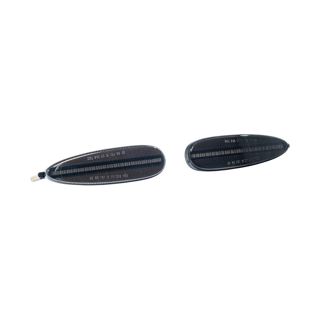 2004-2006 Pontiac GTO Factory Style Front LED Smoke Tinted Amber Side Marker Lights Smoke Tinted Lens LIGHT-1458-SM