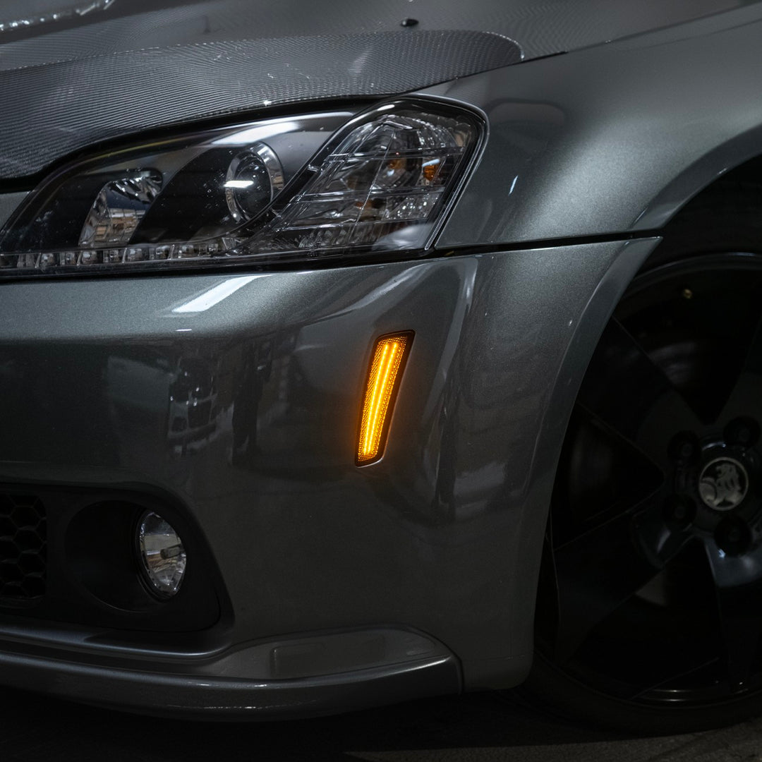 2008-2009 Pontiac G8 Factory Style Front LED Side Marker Lights Amber Lens ( Same as OEM Finish ) LIGHT-1459-RD