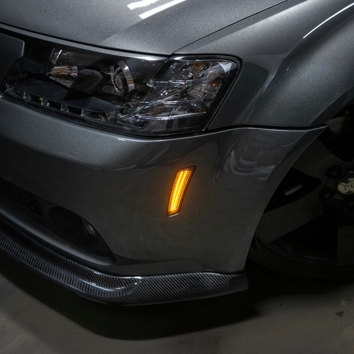 2008-2009 Pontiac G8 Factory Style Front LED Side Marker Lights Amber Lens ( Same as OEM Finish ) LIGHT-1459-RD