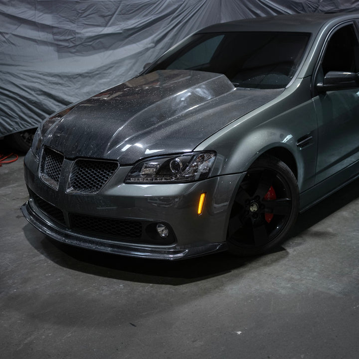 2008-2009 Pontiac G8 Factory Style Front LED Side Marker Lights Smoke Tinted Lens LIGHT-1459-SM