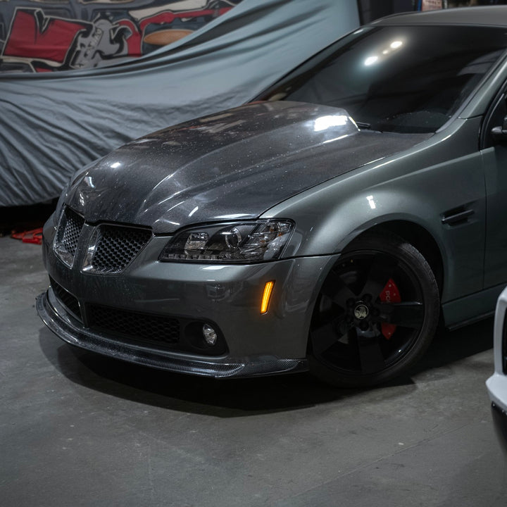 2008-2009 Pontiac G8 Factory Style Front LED Side Marker Lights Smoke Tinted Lens LIGHT-1459-SM