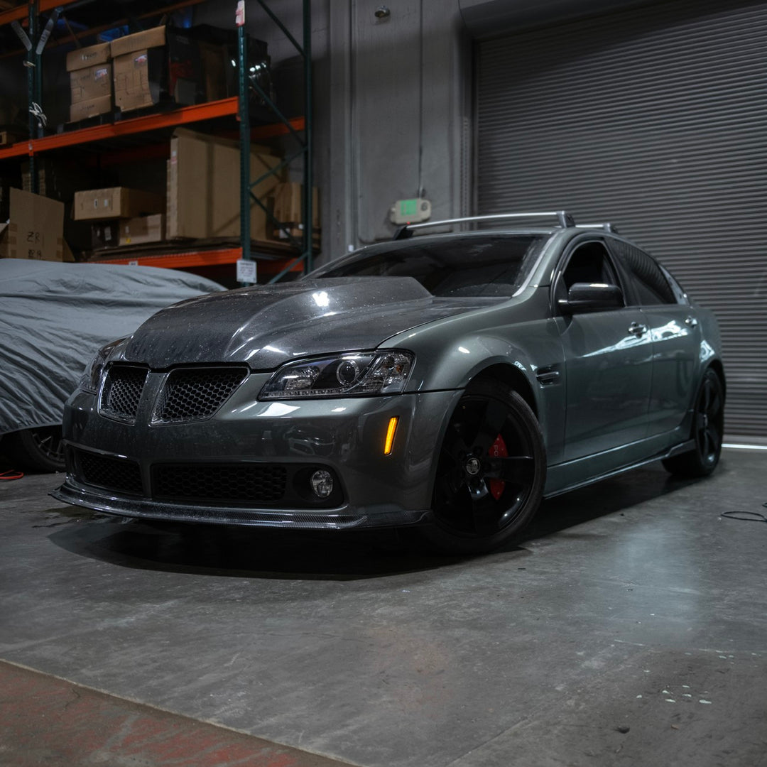 2008-2009 Pontiac G8 Factory Style Front LED Side Marker Lights Smoke Tinted Lens LIGHT-1459-SM