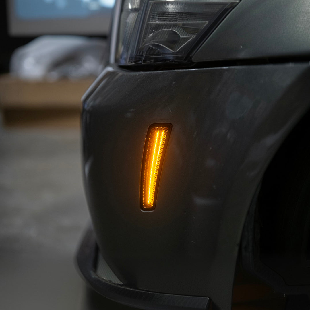 2008-2009 Pontiac G8 Factory Style Front LED Side Marker Lights Smoke Tinted Lens LIGHT-1459-SM