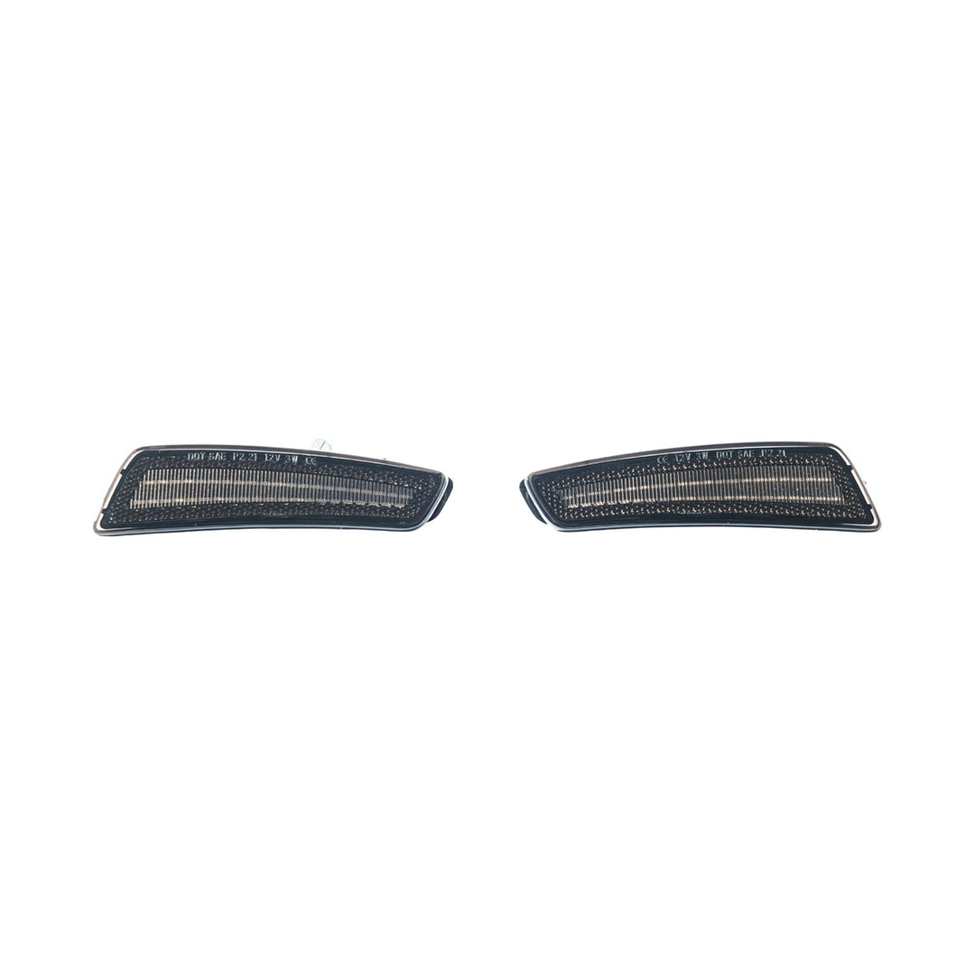 2008-2009 Pontiac G8 Factory Style Front LED Side Marker Lights Smoke Tinted Lens LIGHT-1459-SM