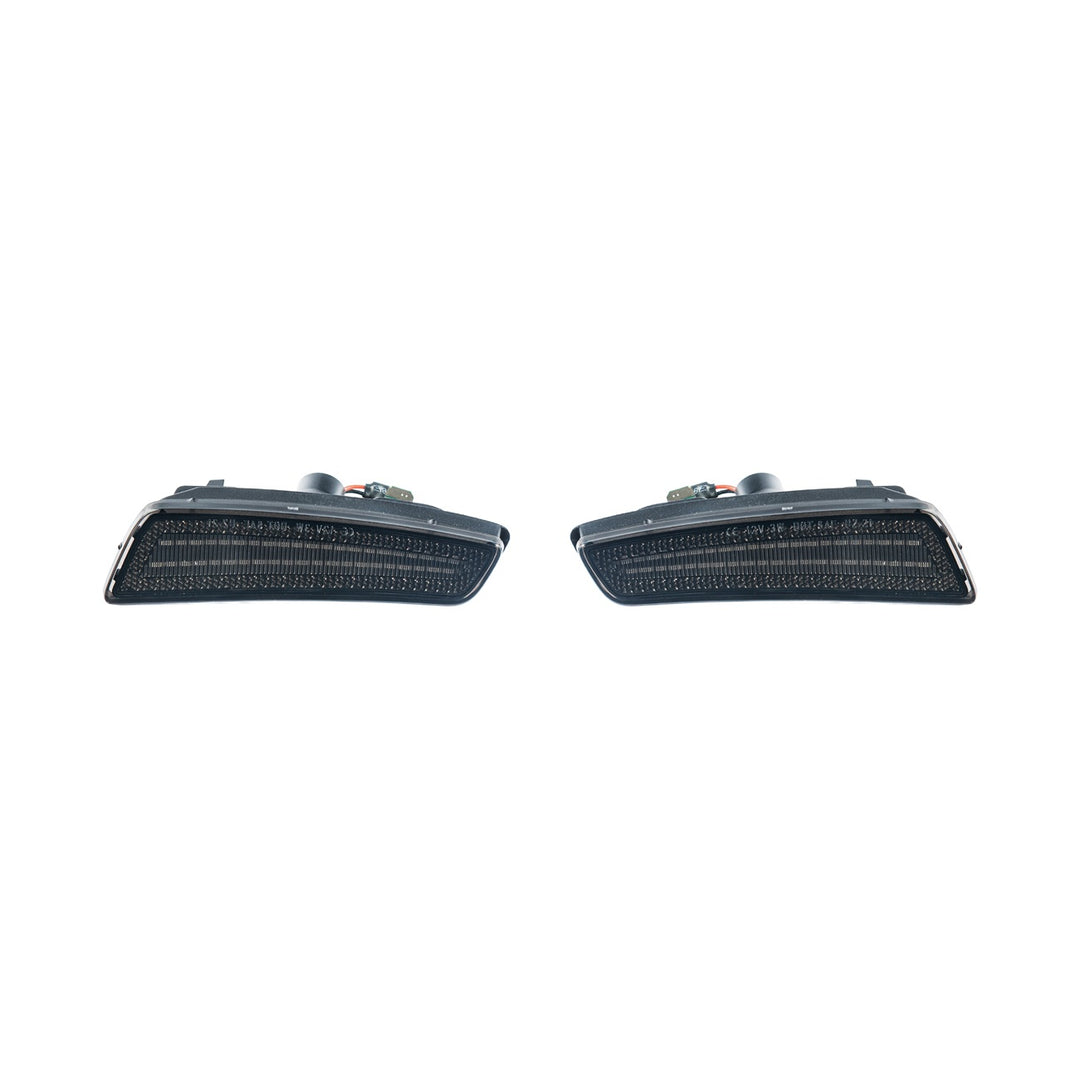 2008-2009 Pontiac G8 Factory Style Front LED Side Marker Lights Smoke Tinted Lens LIGHT-1459-SM