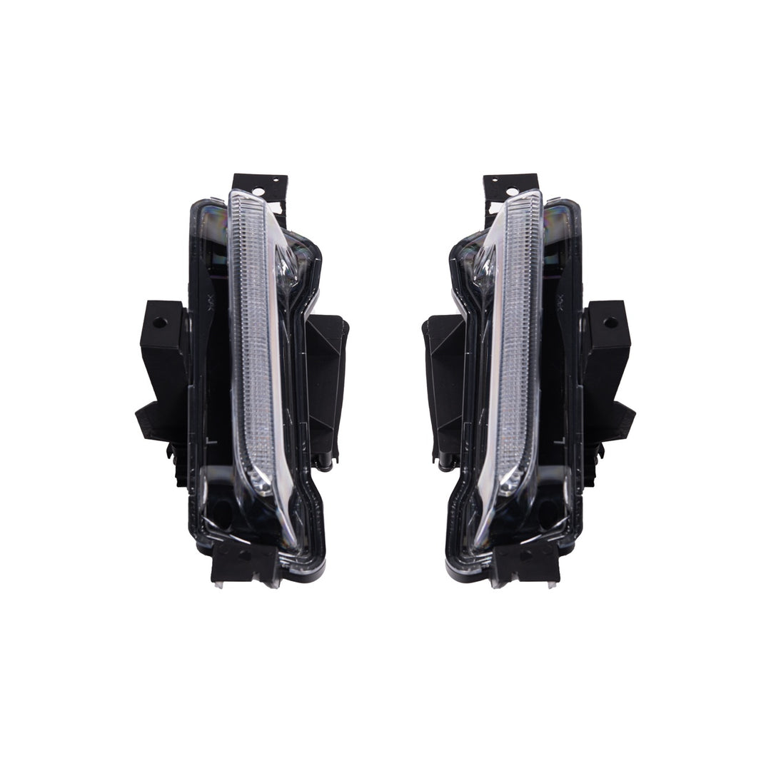 2016-Up Chevrolet Camaro ZL1 Factory Style Front Bumper DRL Fog Lights Black Housing Clear Lens LIGHT-CAZL1-1618