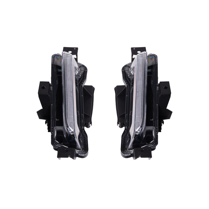 2016-Up Chevrolet Camaro ZL1 Factory Style Front Bumper DRL Fog Lights Black Housing Clear Lens LIGHT-CAZL1-1618