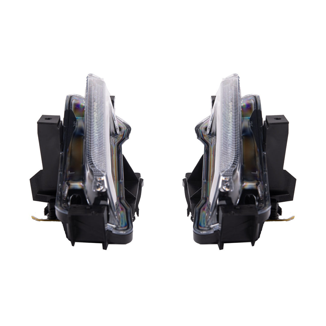 2016-Up Chevrolet Camaro ZL1 Factory Style Front Bumper DRL Fog Lights Black Housing Clear Lens LIGHT-CAZL1-1618