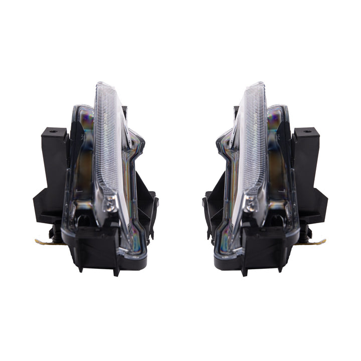 2016-Up Chevrolet Camaro ZL1 Factory Style Front Bumper DRL Fog Lights Black Housing Clear Lens LIGHT-CAZL1-1618