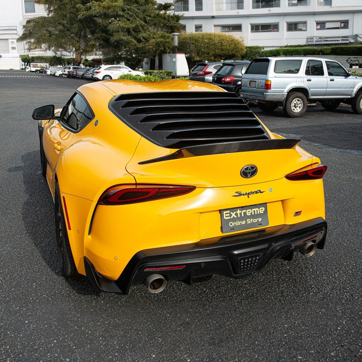2020-Up Toyota GR Supra Rear Window Louver Matte Black LOUVER-264-ABS