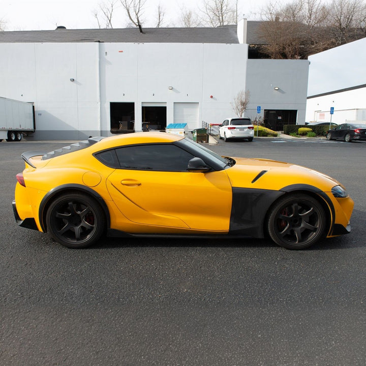 2020-Up Toyota GR Supra Rear Window Louver Matte Black LOUVER-264-ABS