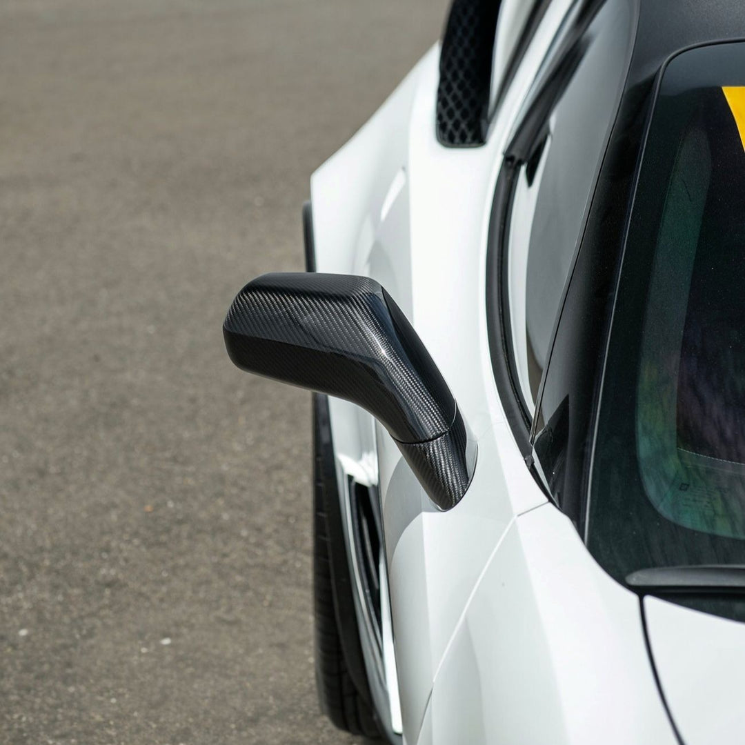 Corvette C7 Dry Carbon Fiber Side Mirror Cover Overlays Carbon Fiber MC-1471-BKCF