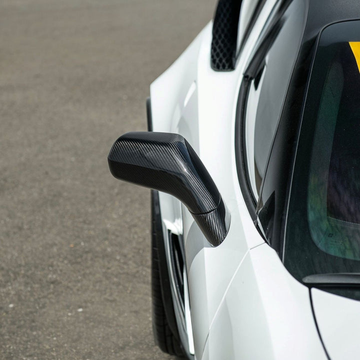 Corvette C7 Dry Carbon Fiber Side Mirror Cover Overlays Carbon Fiber MC-1471-BKCF