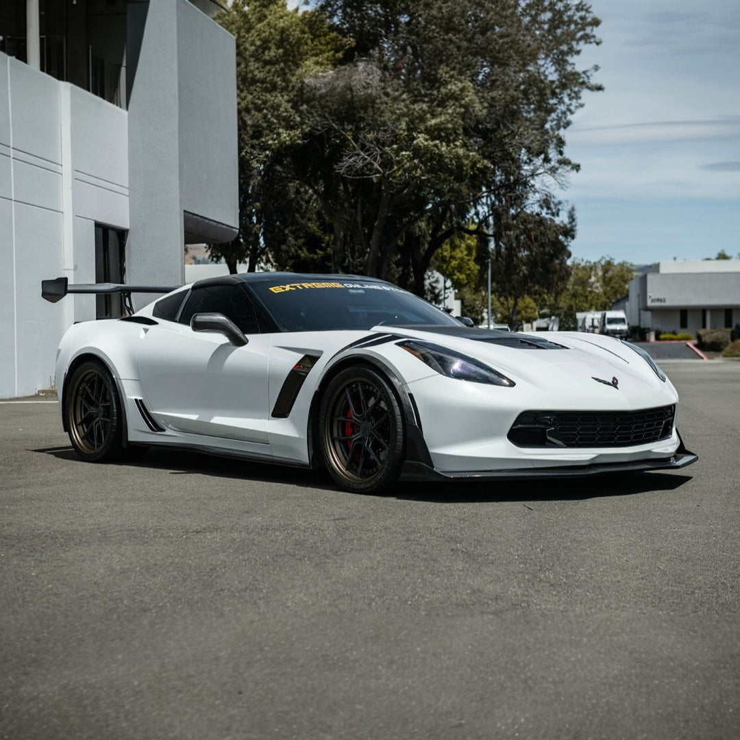 Corvette C7 Dry Carbon Fiber Side Mirror Cover Overlays Carbon Fiber MC-1471-BKCF
