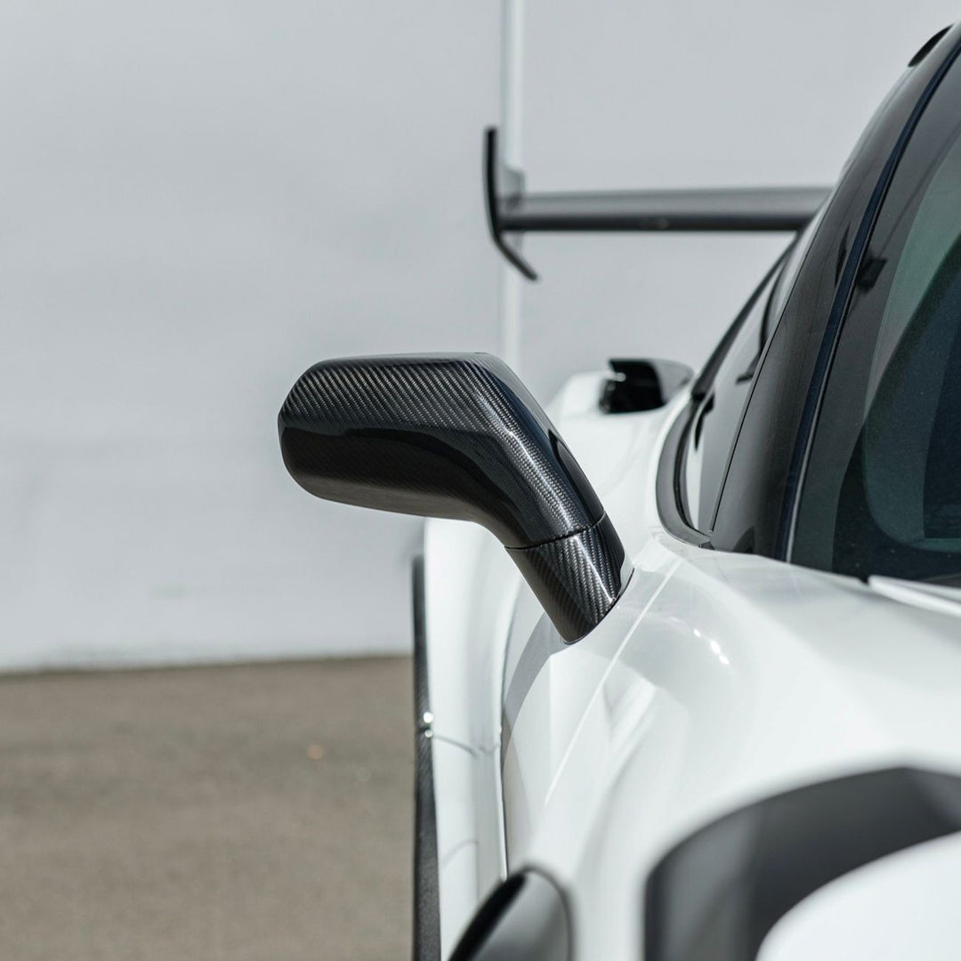 Corvette C7 Dry Carbon Fiber Side Mirror Cover Overlays Carbon Fiber MC-1471-BKCF