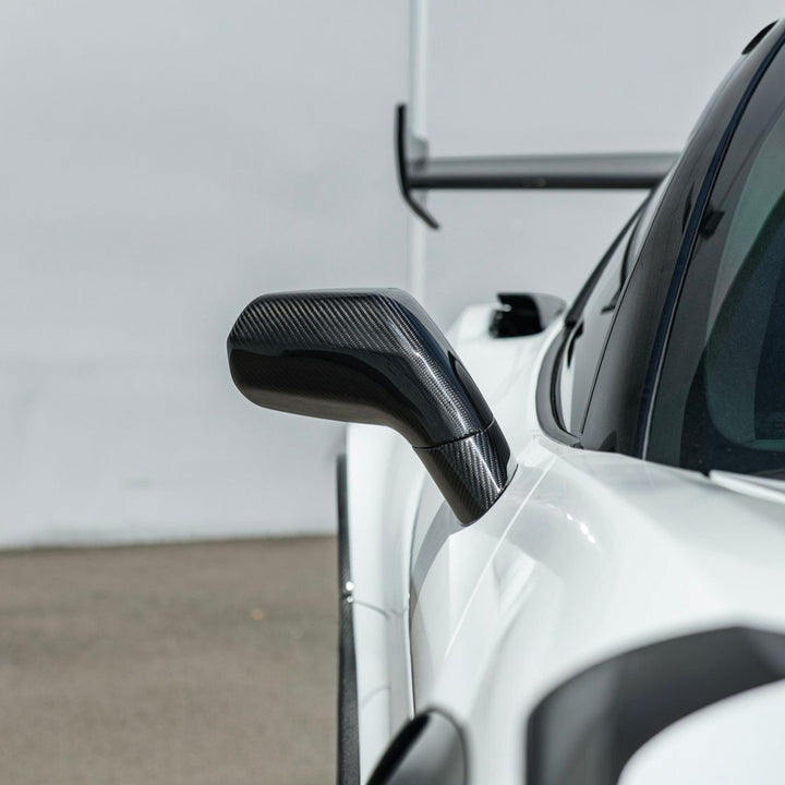 Corvette C7 Dry Carbon Fiber Side Mirror Cover Overlays Carbon Fiber MC-1471-BKCF