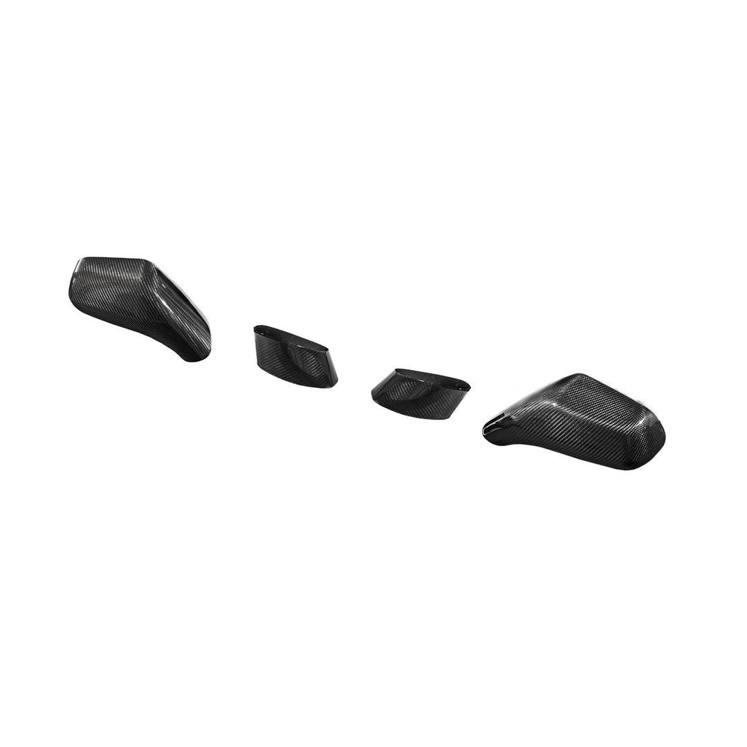 Corvette C7 Dry Carbon Fiber Side Mirror Cover Overlays Carbon Fiber MC-1471-BKCF