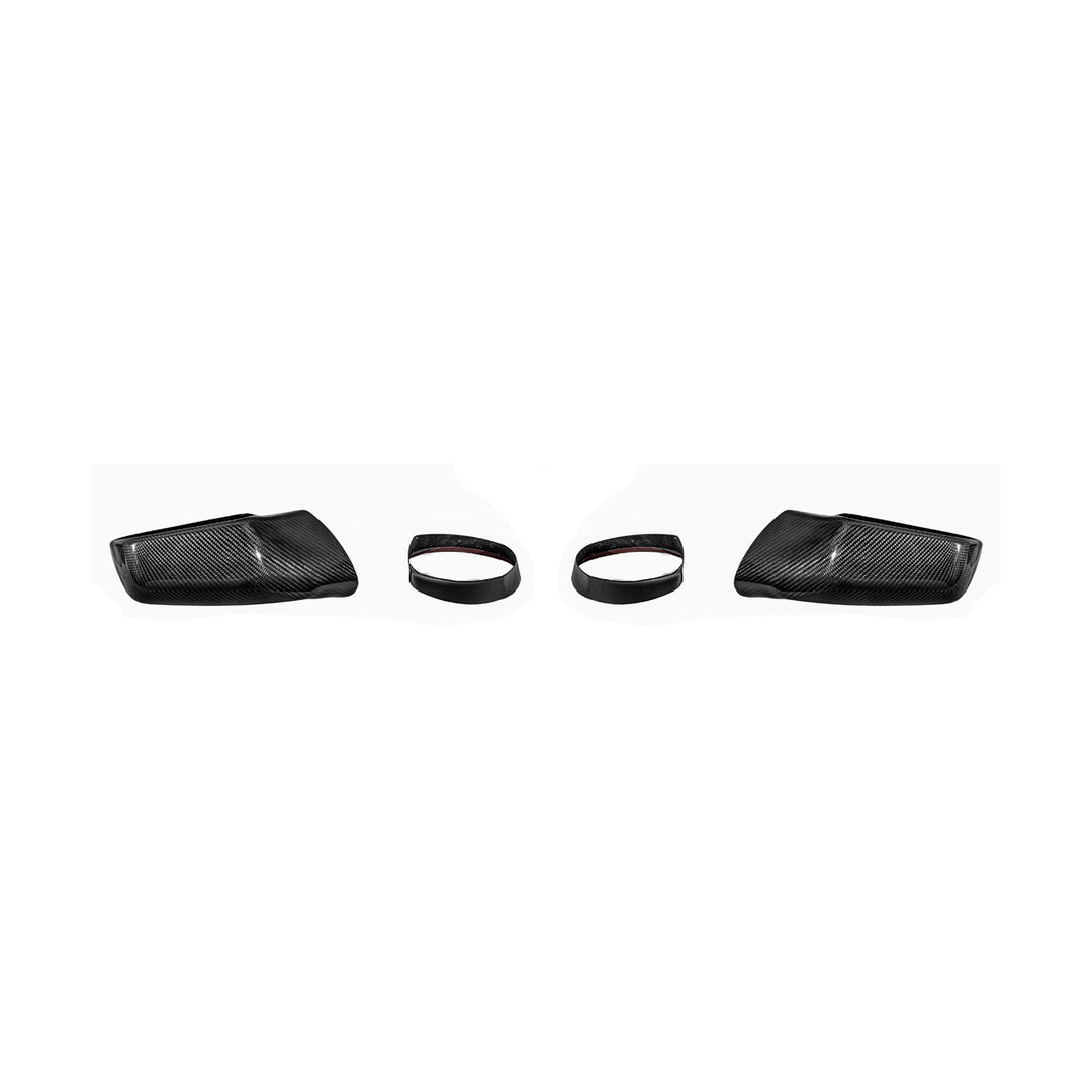 Corvette C7 Dry Carbon Fiber Side Mirror Cover Overlays Carbon Fiber MC-1471-BKCF
