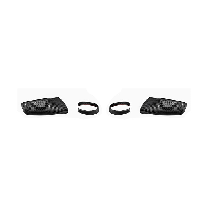 Corvette C7 Dry Carbon Fiber Side Mirror Cover Overlays Carbon Fiber MC-1471-BKCF